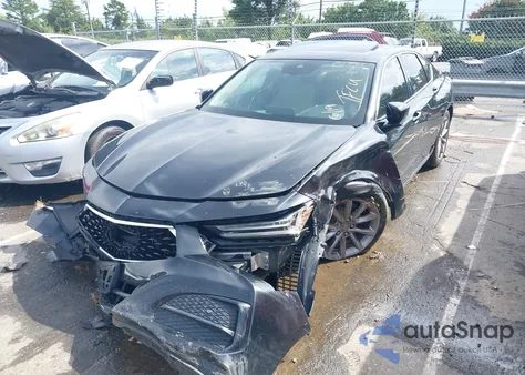 2021 Acura Tlx Standard from USA, damaged, VIN 19UUB5F36MA011645